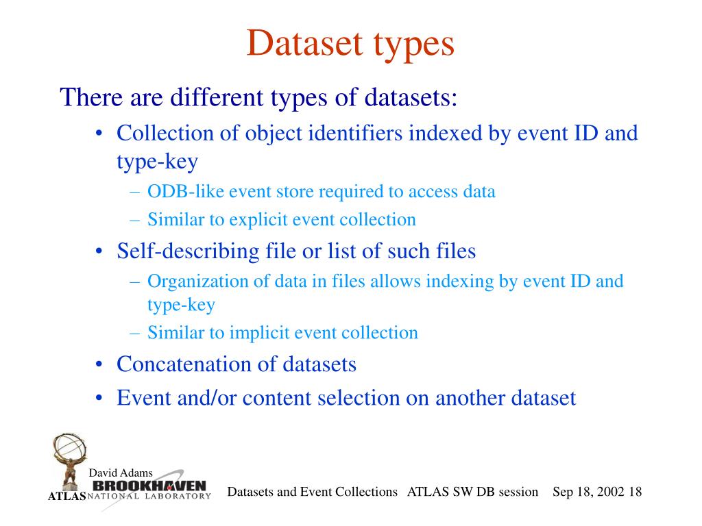 PPT Datasets and Event Collections PowerPoint Presentation, free