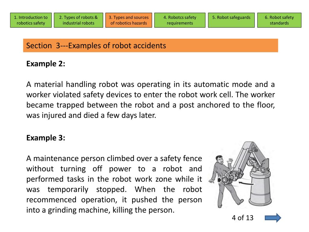 PPT Robotics Safety PowerPoint Presentation, free download ID5749549