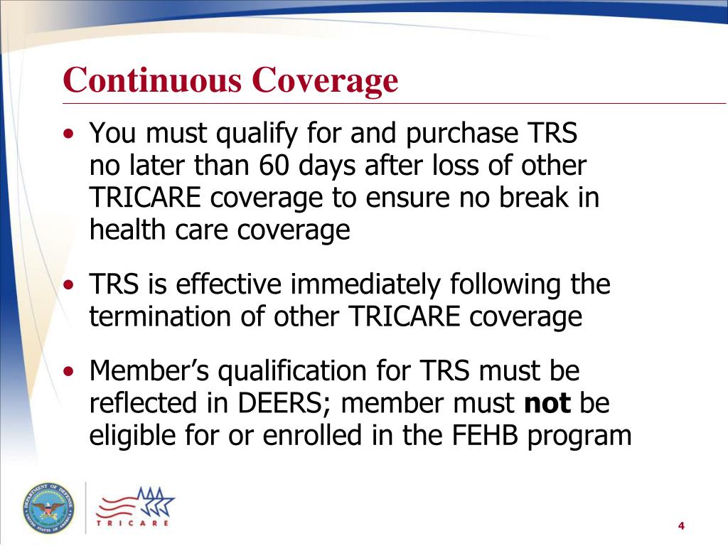 PPT TRICARE Reserve Select PowerPoint Presentation, free download