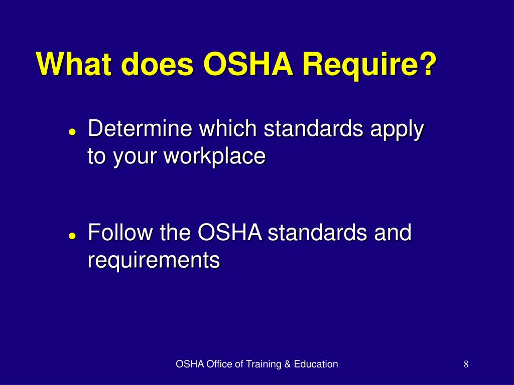 PPT Introduction to OSHA PowerPoint Presentation, free download ID