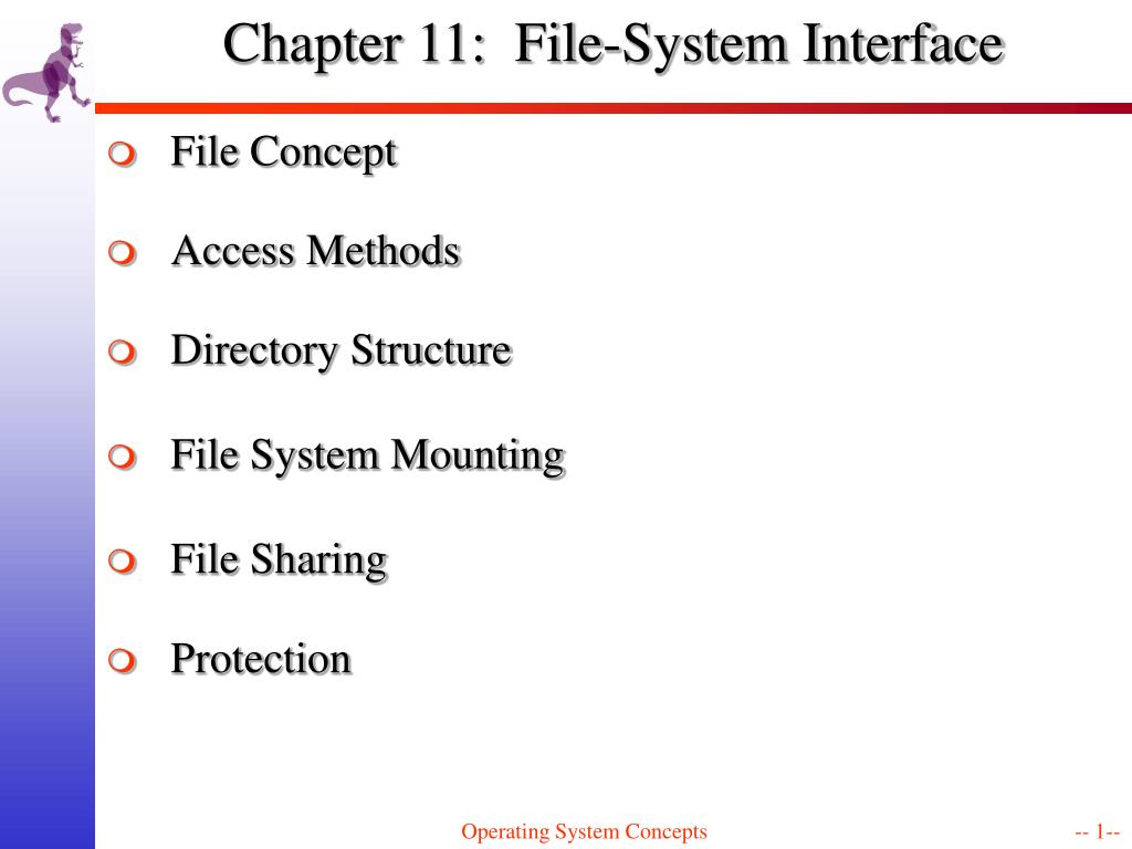 PPT Chapter 11 FileSystem Interface PowerPoint Presentation, free