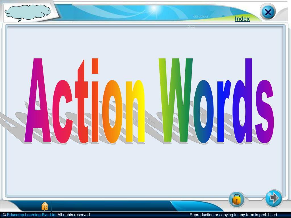PPT Action Words PowerPoint Presentation, free download ID5751912