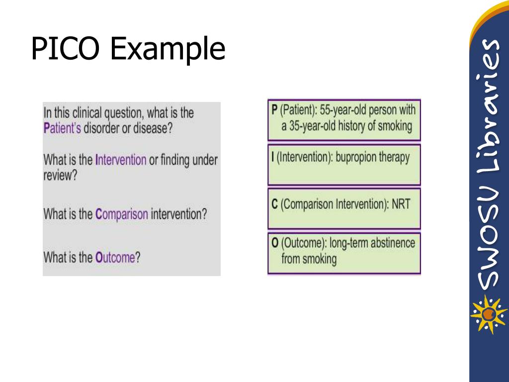 PPT PHARM 3823 Health & Biostats EvidenceBased Medicine PICO