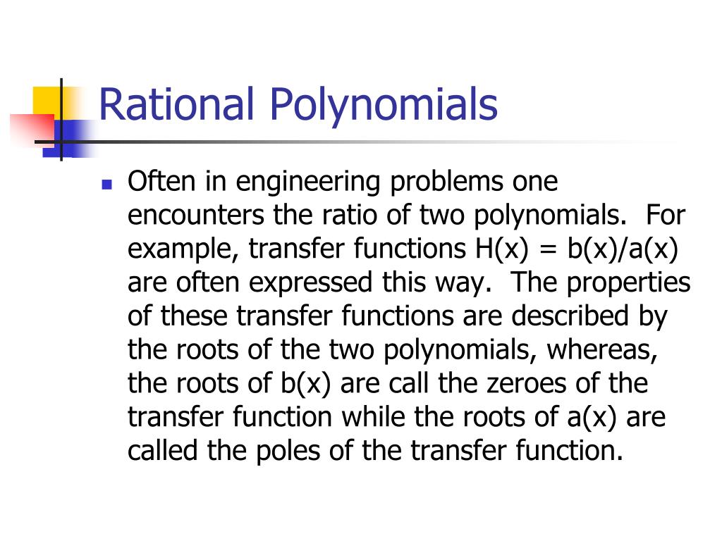 PPT Advanced Topics Polynomials PowerPoint Presentation