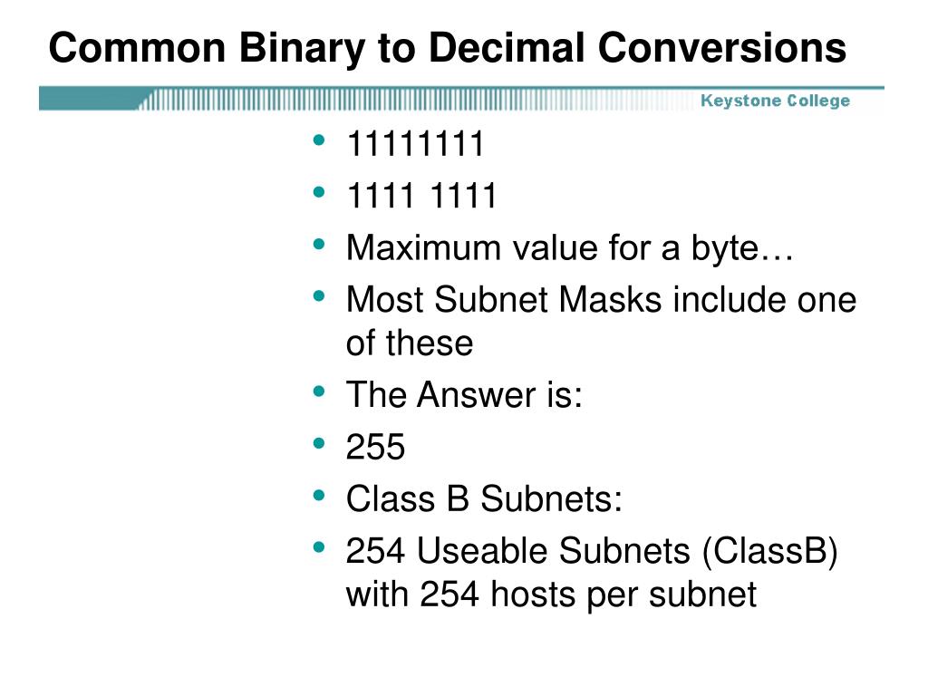 PPT CCNA Math PracticeBinary Octets PowerPoint Presentation, free