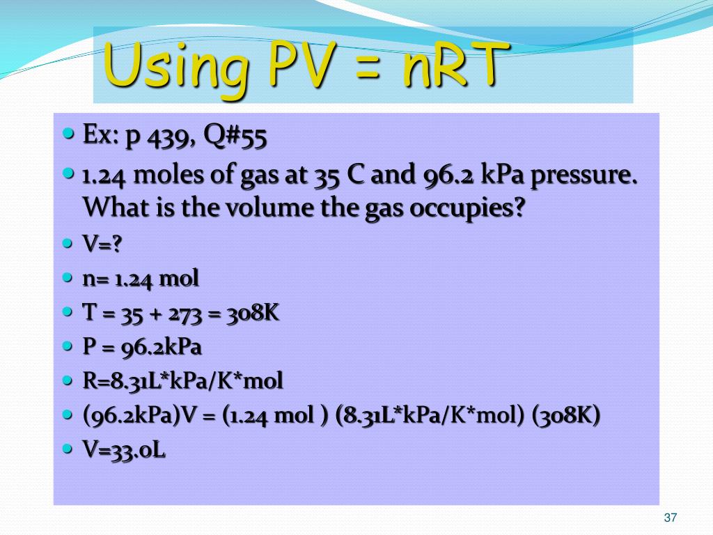 PPT GASES Chemistry I Honors Chapter 13 PowerPoint Presentation