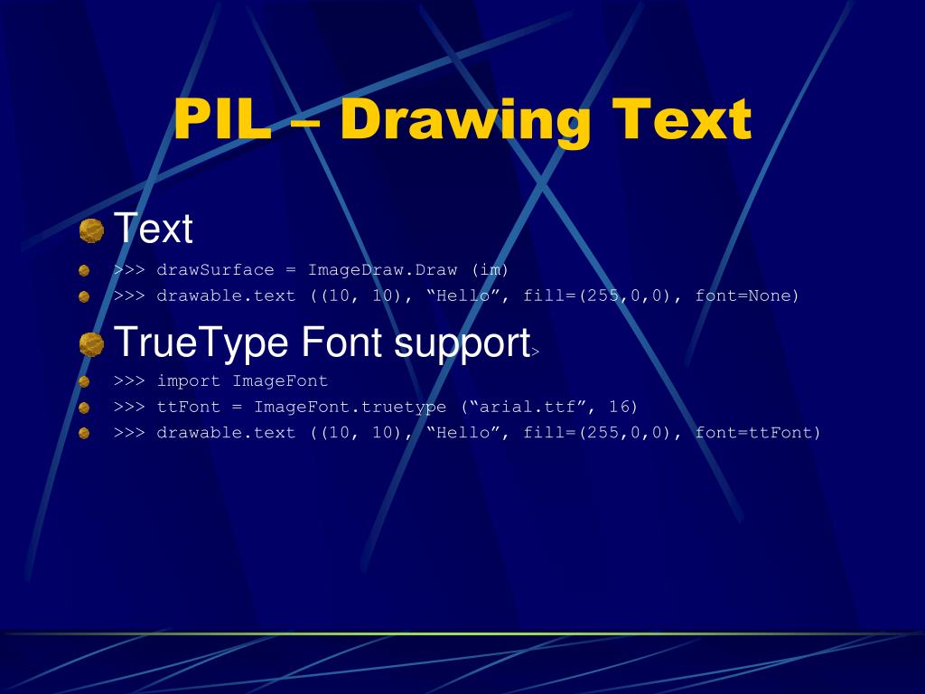 Python Drawing Library