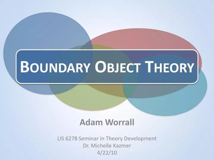 On Learning: A general theory of objects and object-relations