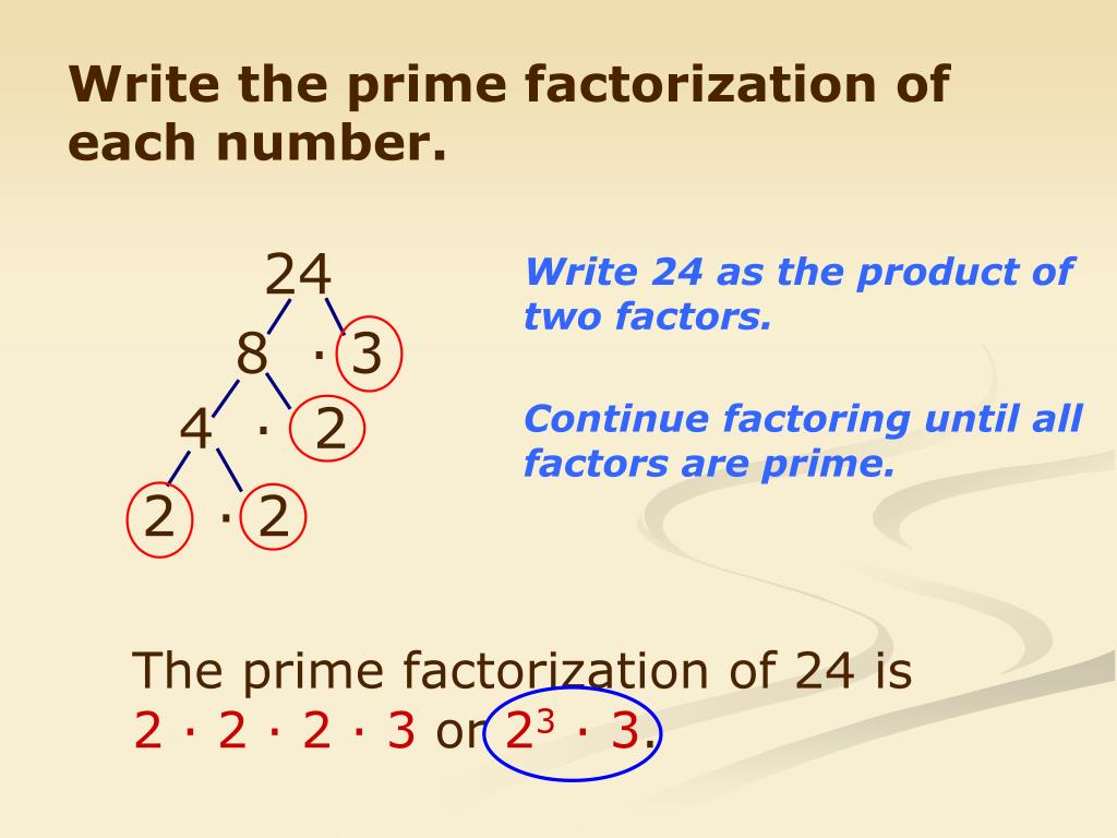 PPT Prime Factorization PowerPoint Presentation, free download ID