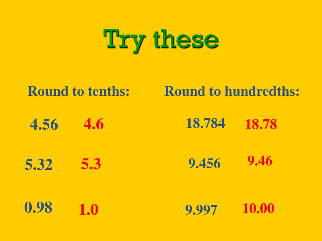 PPT Rounding Decimals PowerPoint Presentation, free download ID5761009