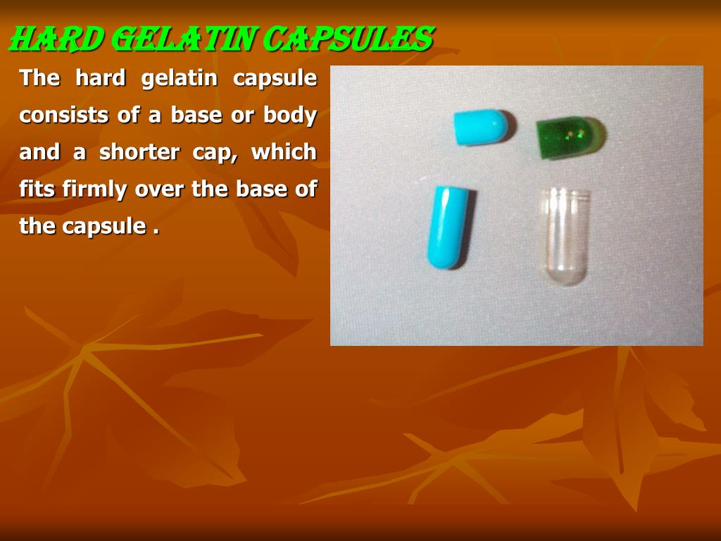 PPT CAPSULES PowerPoint Presentation, free download ID5761296