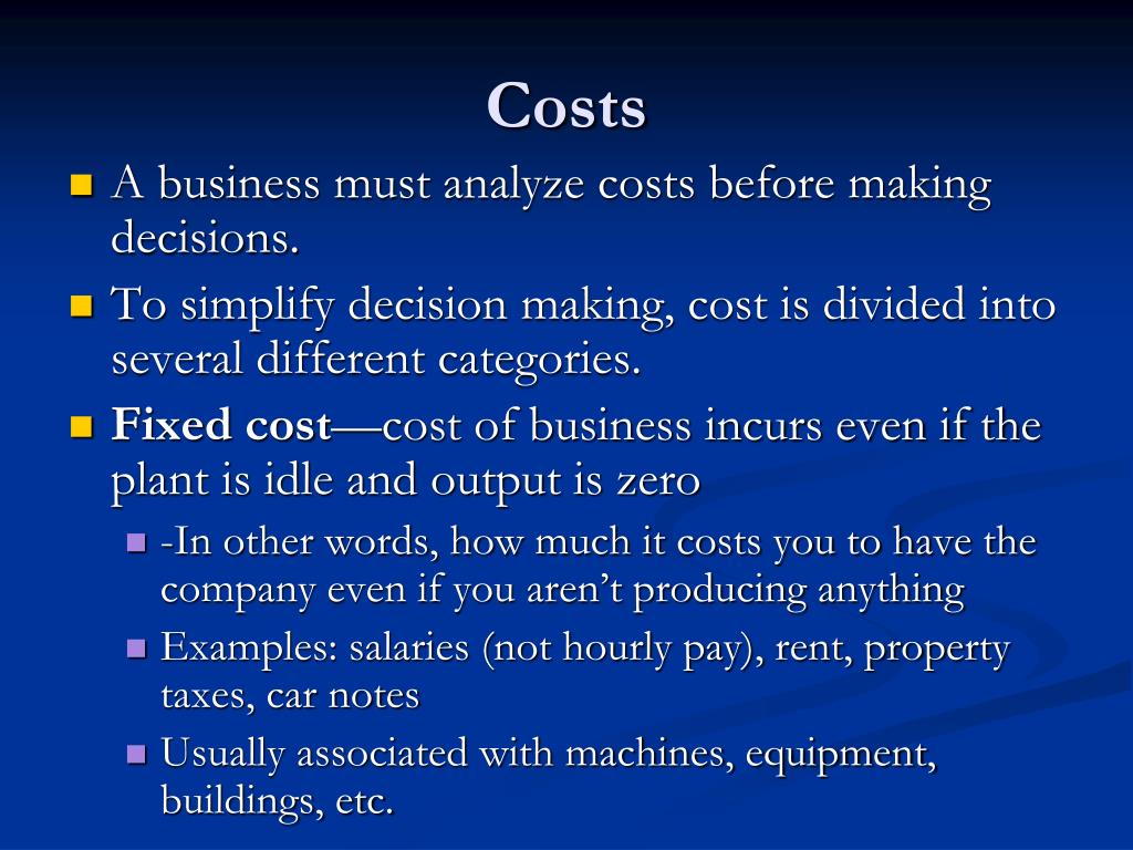 PPT Cost, Revenue, and Profit Maximization PowerPoint Presentation