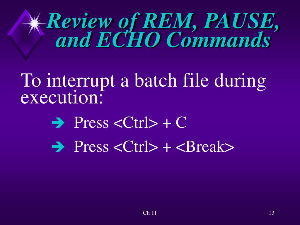 PPT Advanced Batch Files PowerPoint Presentation, free download ID