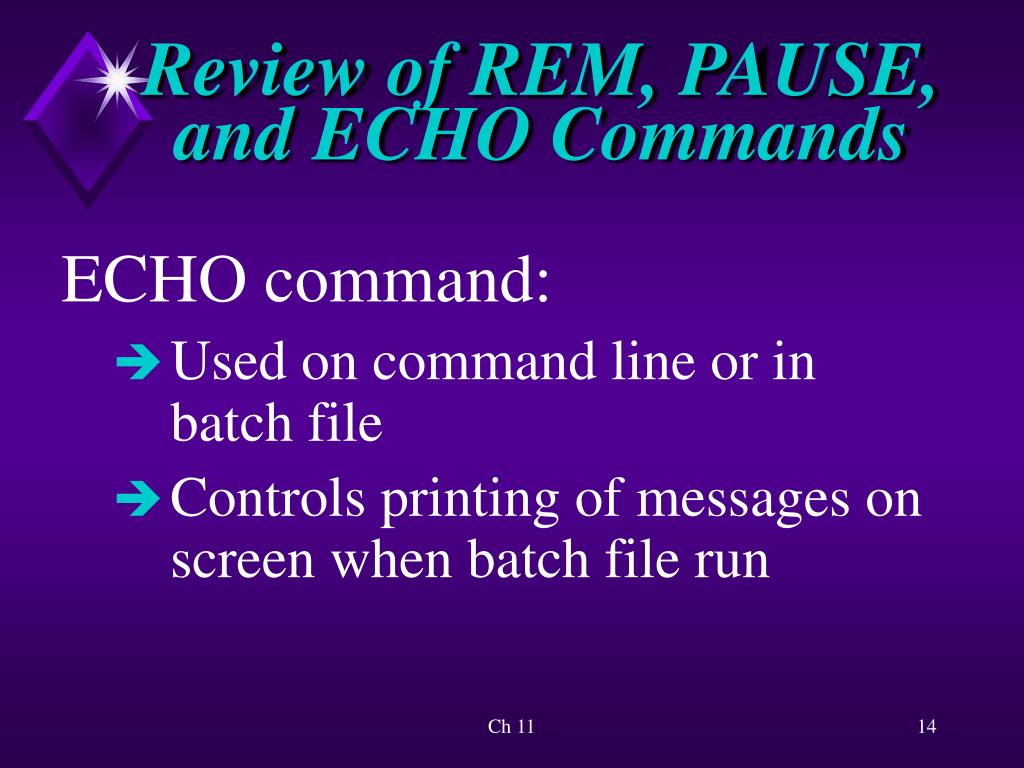 PPT Advanced Batch Files PowerPoint Presentation, free download ID