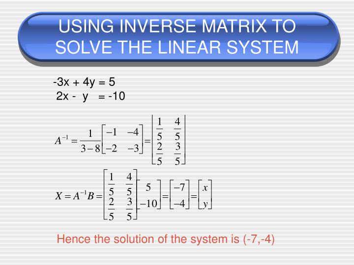 PPT MATRICES & DETERMINANTS PowerPoint Presentation ID5762600