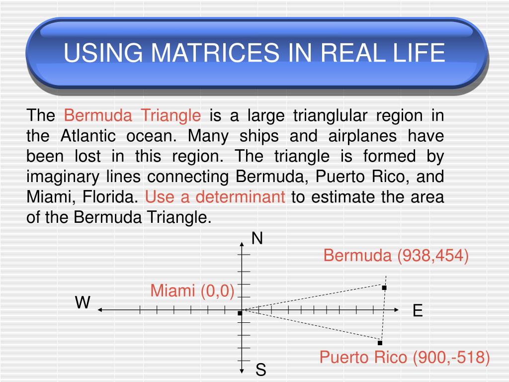 PPT MATRICES & DETERMINANTS PowerPoint Presentation, free download