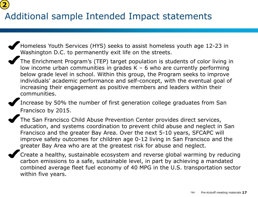 PPT Impact and Strategic Clarity Planning PreKickoff Materials