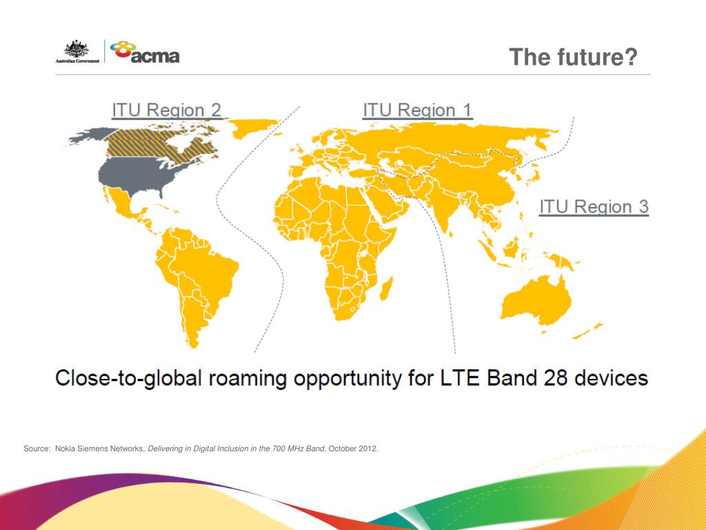 PPT The Australian Digital Dividend and APT 700 MHz Band Plan