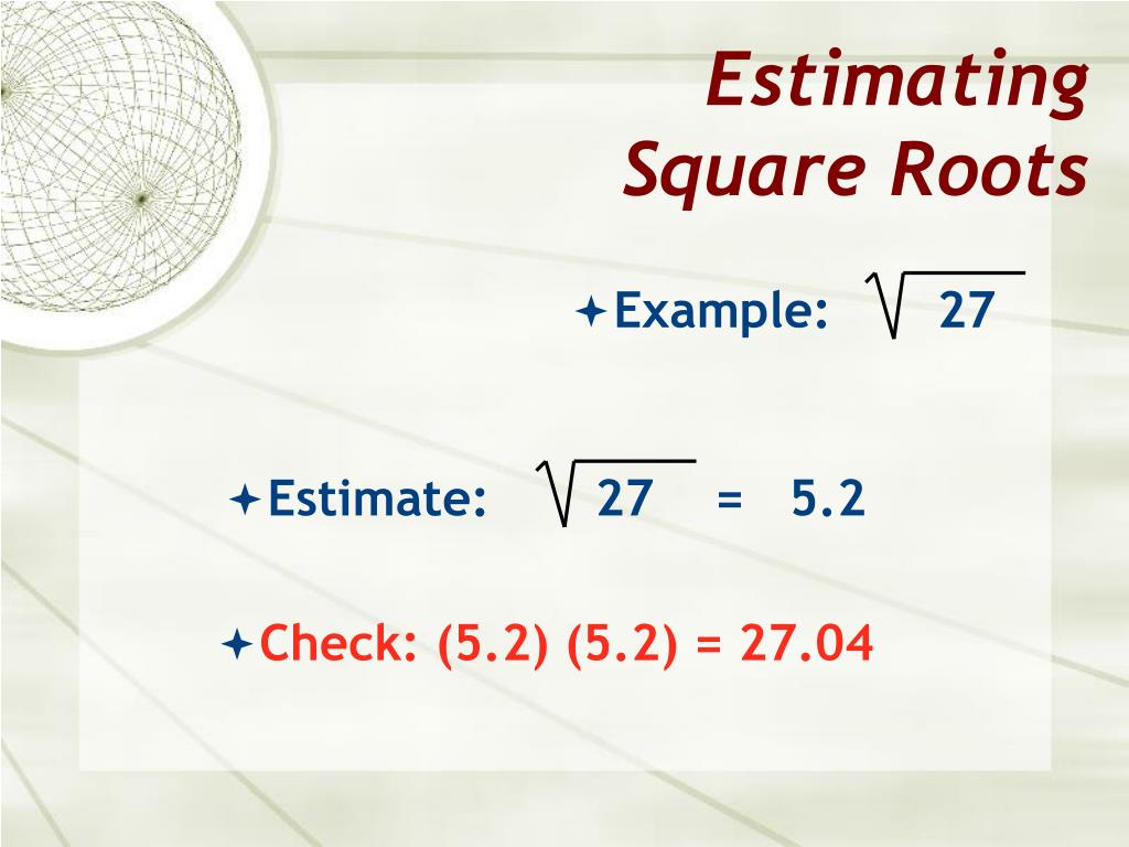 PPT Squares & Square Roots PowerPoint Presentation, free download