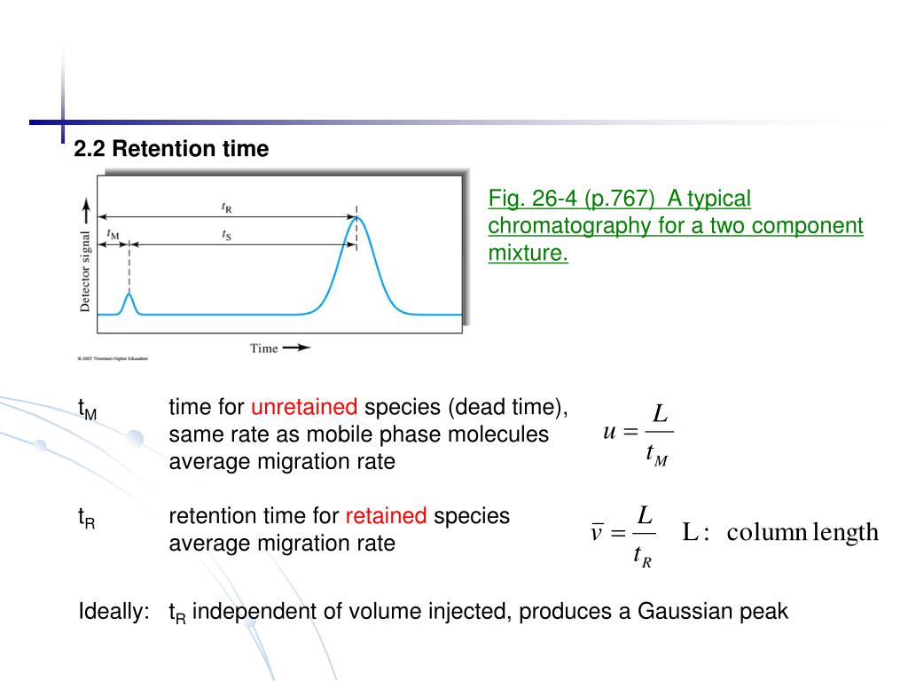 PPT Chapter 26 Introduction to Chromatographic Separations 1 General