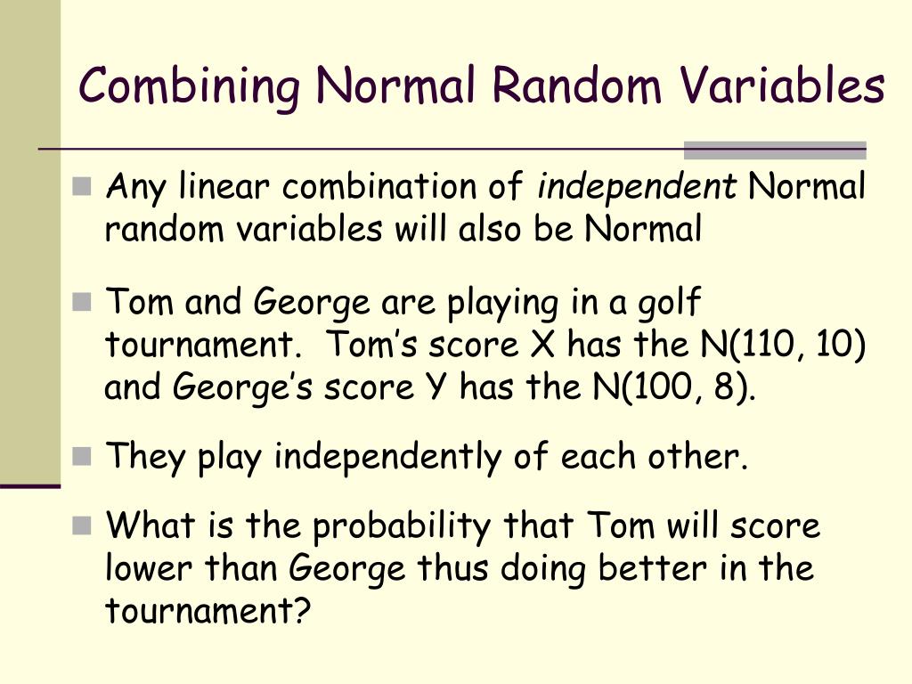 PPT Chapter 6 Random Variables PowerPoint Presentation, free download