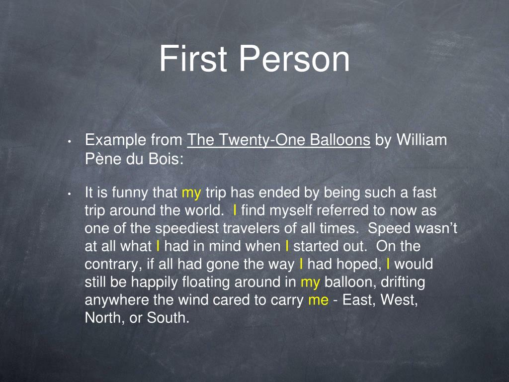 PPT Narrator’s Point of View PowerPoint Presentation, free download ID5768255