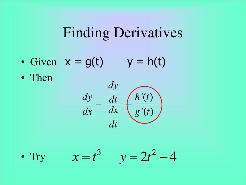 PPT Parametric Representation of Curves PowerPoint Presentation, free