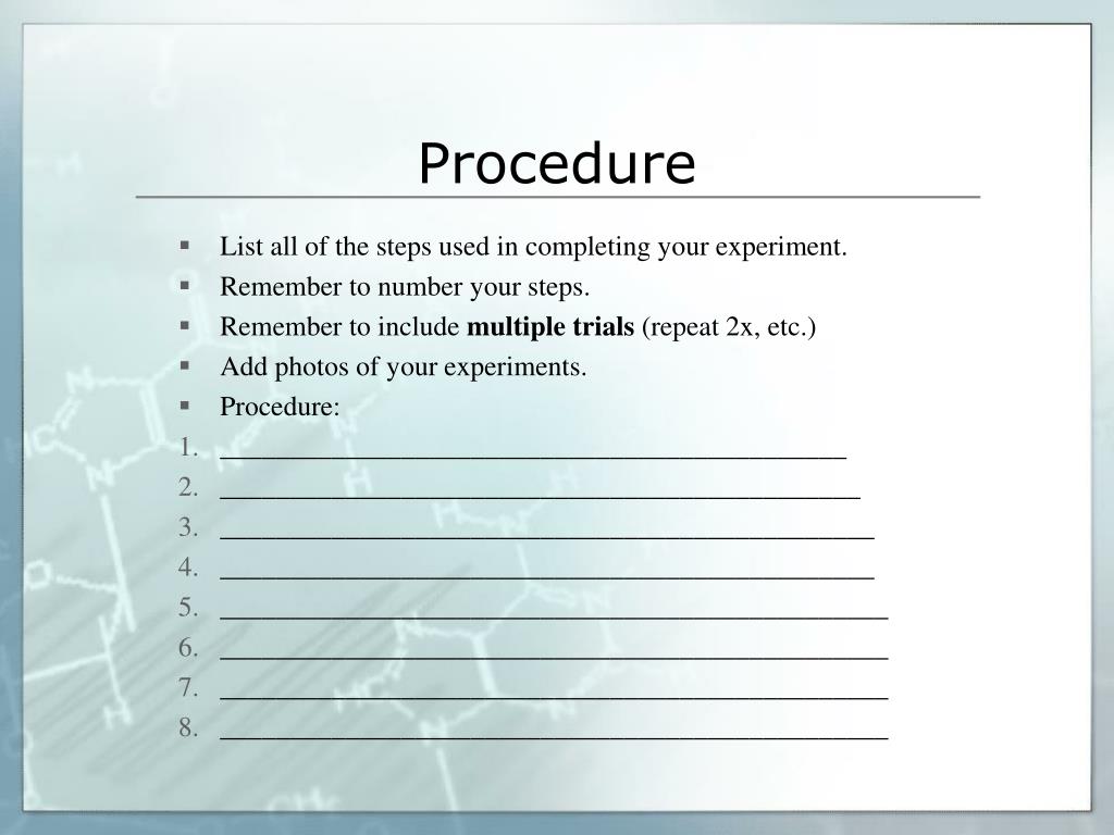 PPT - Science Fair Project PowerPoint Presentation, free download - ID