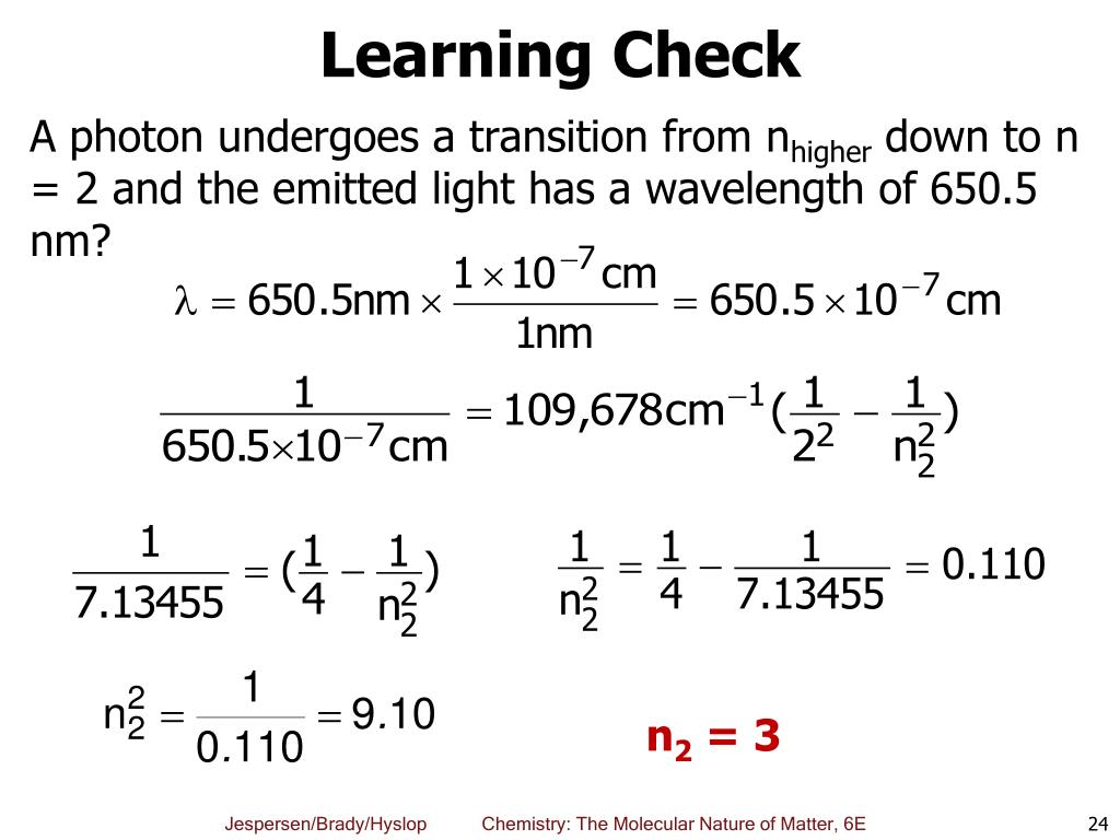 PPT Chapter 8 The Quantum Mechanical Atom PowerPoint Presentation