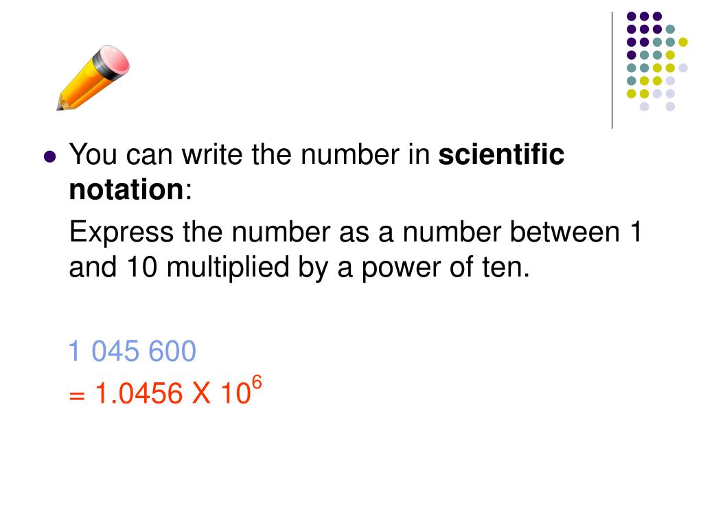 PPT Data, Large Numbers and Scientific Notation PowerPoint