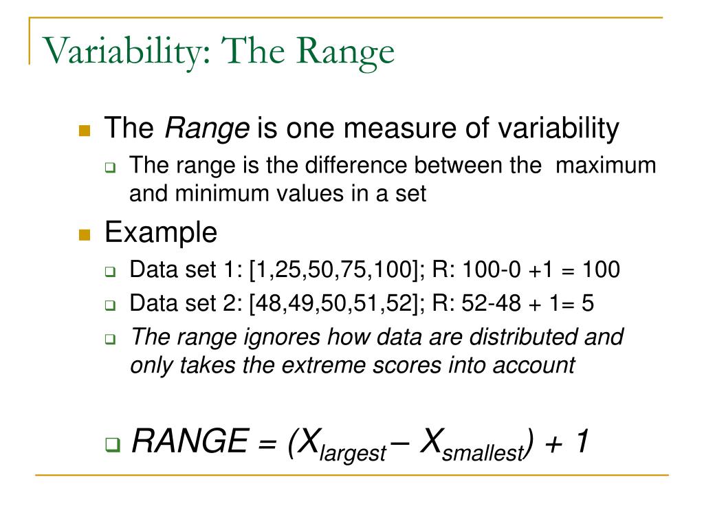 PPT Variability PowerPoint Presentation, free download ID5776687