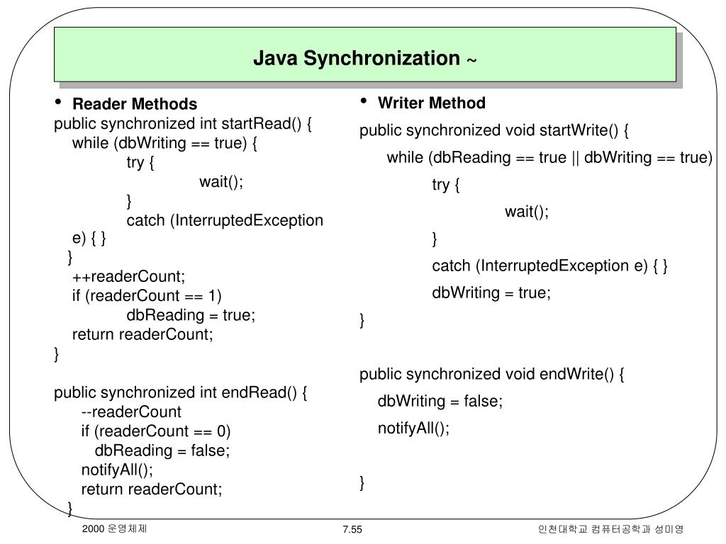 PPT Java Synchronization PowerPoint Presentation, free download
