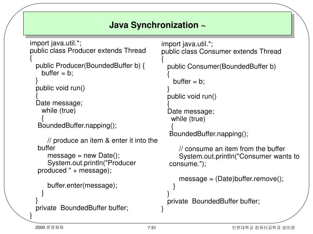 PPT Java Synchronization PowerPoint Presentation, free download
