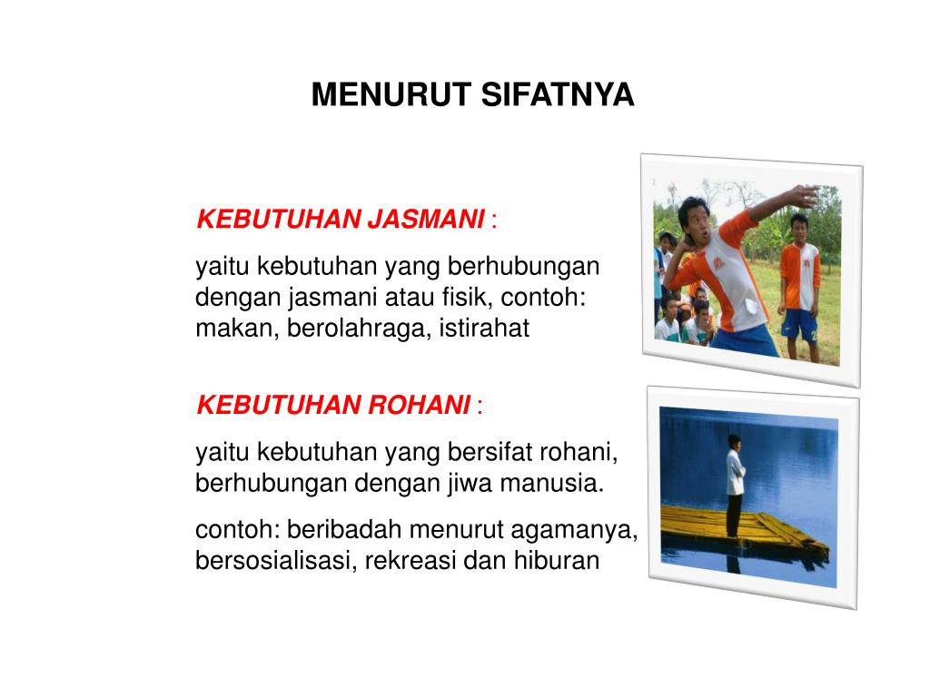 PPT KEBUTUHAN MANUSIA PowerPoint Presentation, free download ID5785835