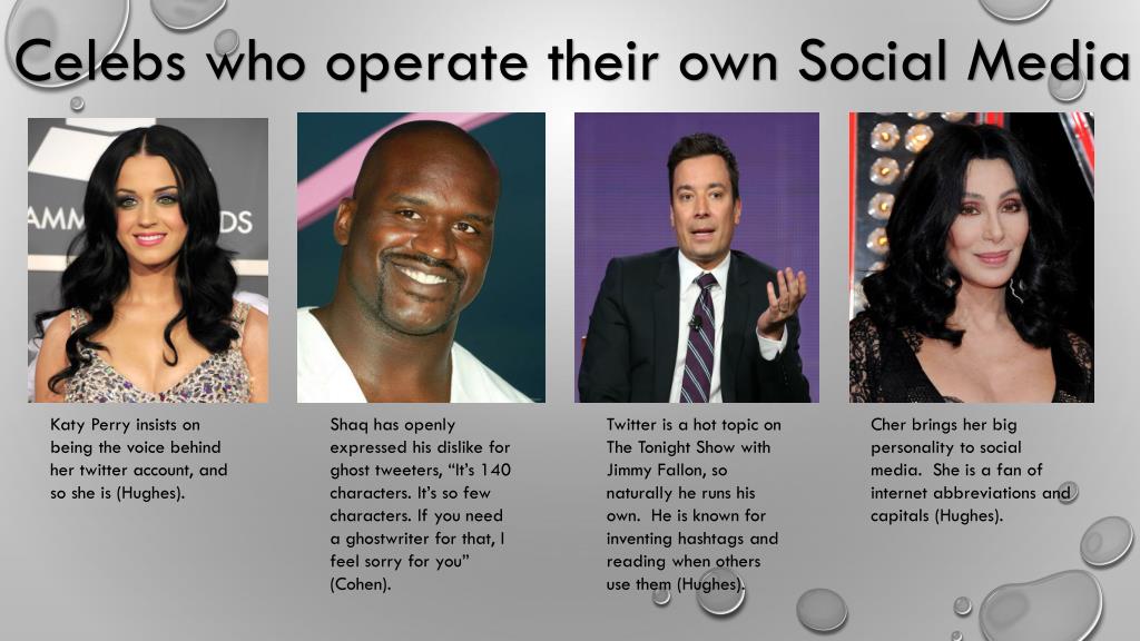 PPT Celebrities and Social Media PowerPoint Presentation, free