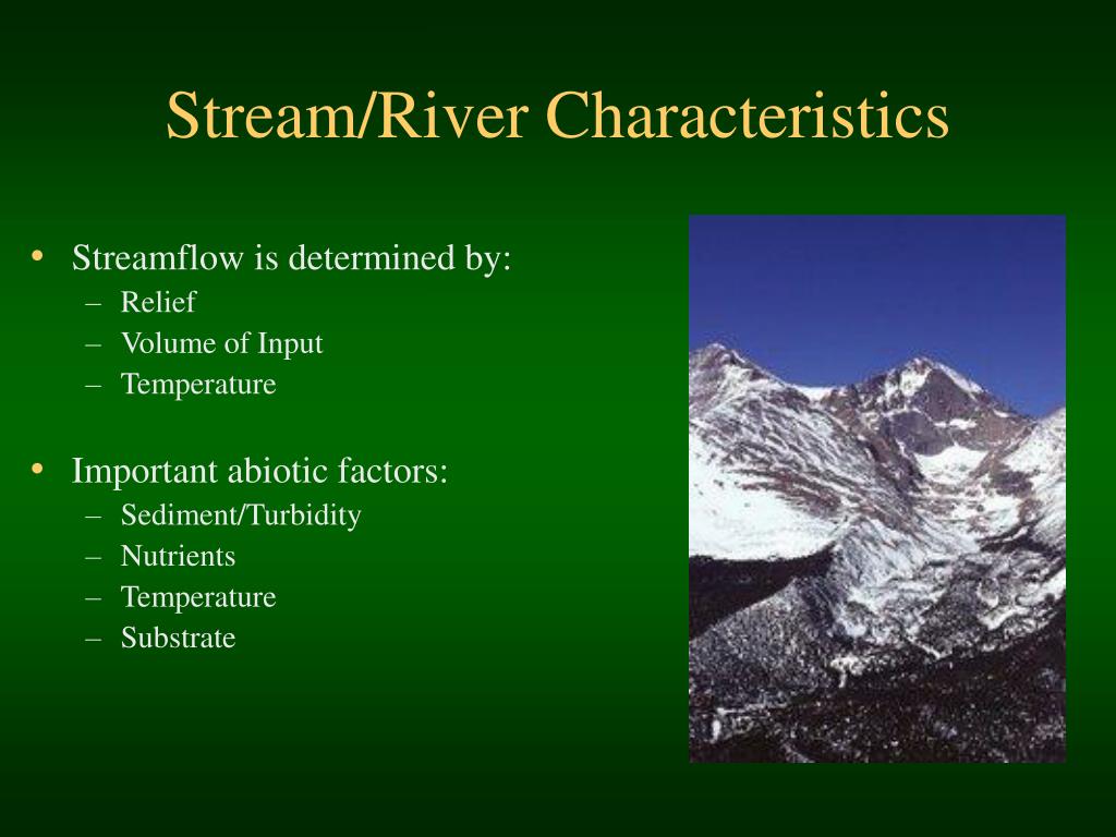 PPT Streams and Wetlands (and intro to Aquaculture?) PowerPoint