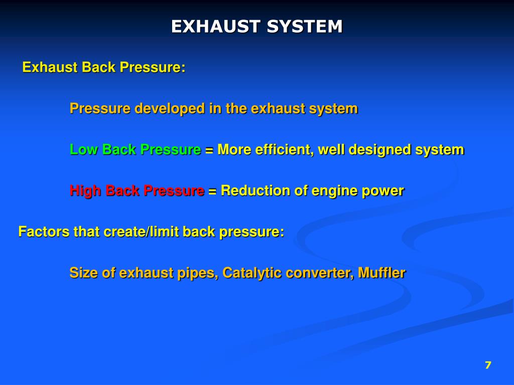 PPT EXHAUST SYSTEMS, TURBROCHARGERS & SUPERCHARGERS PowerPoint Presentation ID5788046