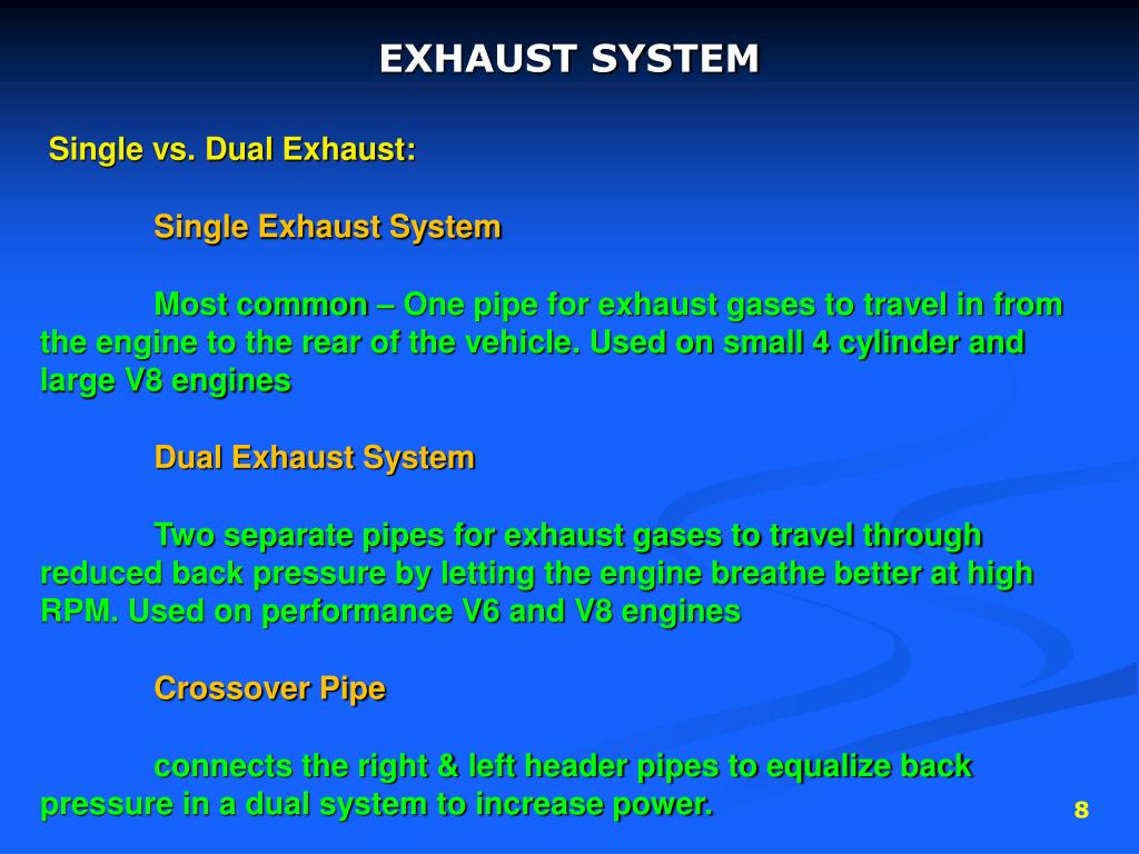 PPT EXHAUST SYSTEMS, TURBROCHARGERS & SUPERCHARGERS PowerPoint Presentation ID5788046