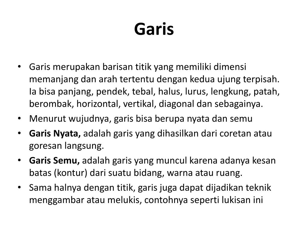 PPT Unsur dasar senirupa PowerPoint Presentation, free