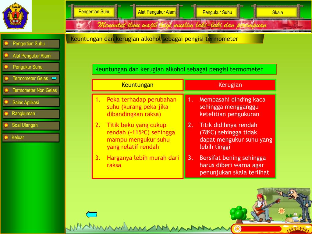 Kelebihan Air Raksa Sebagai Pengisi Termometer