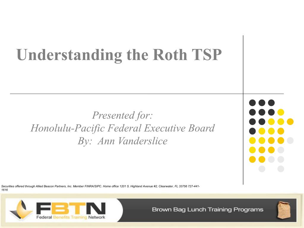 PPT Understanding the Roth TSP PowerPoint Presentation, free download