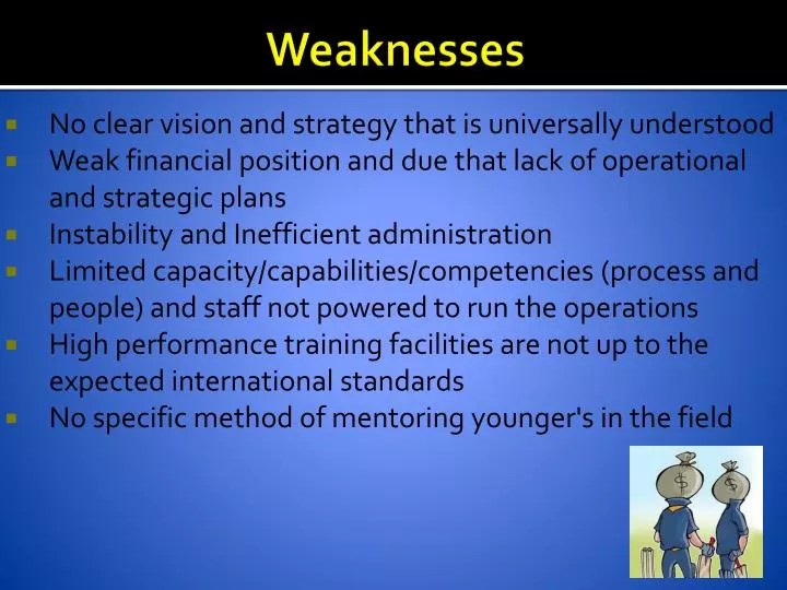 PPT Weaknesses PowerPoint Presentation, free download ID5801846