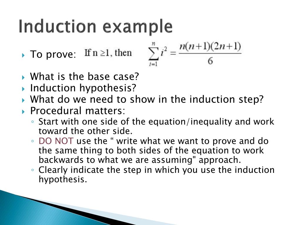PPT Mathematical Induction PowerPoint Presentation, free download