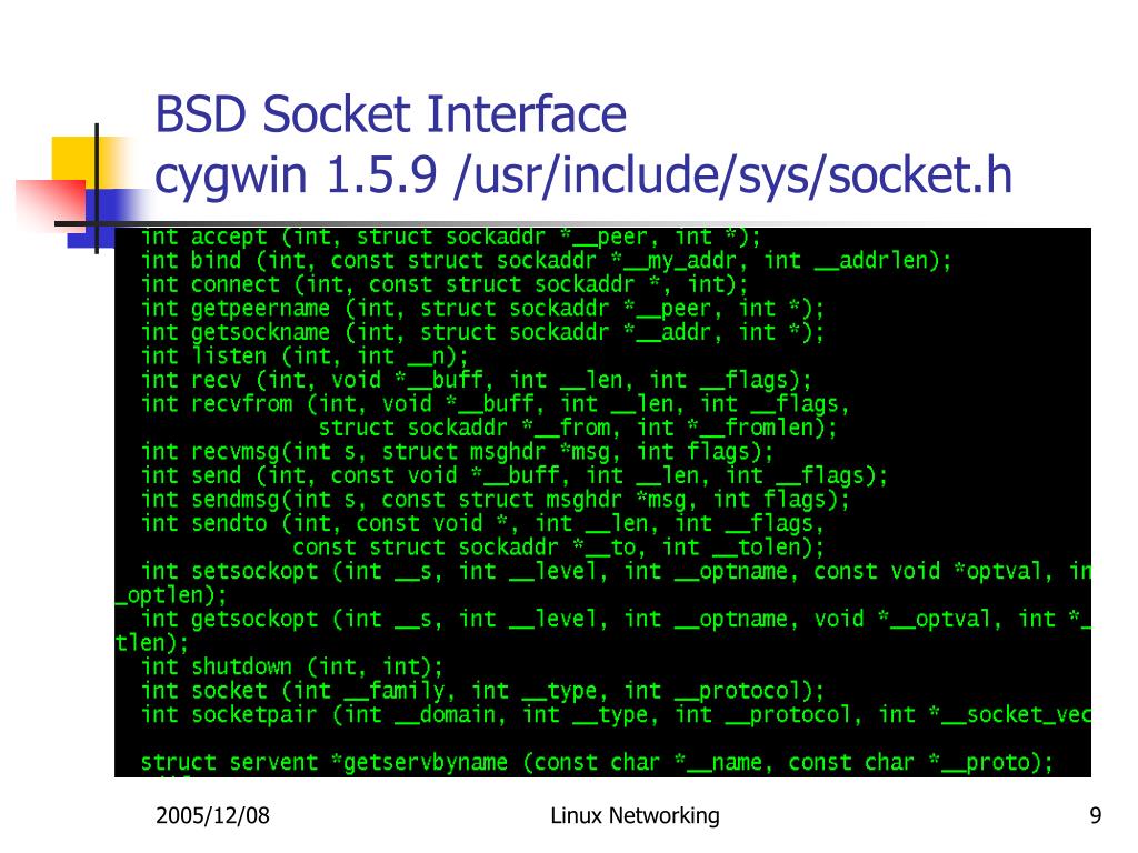 PPT Linux Networking PowerPoint Presentation, free download ID5803792