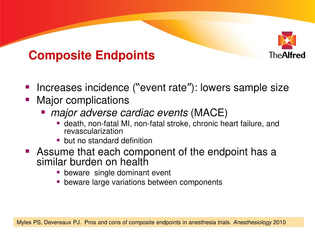 PPT What are Important Endpoints in Anaesthesia Research? PowerPoint