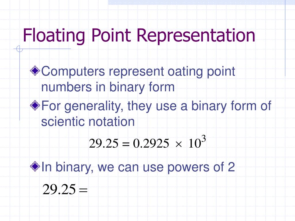 PPT Floating Point Numbers PowerPoint Presentation, free download