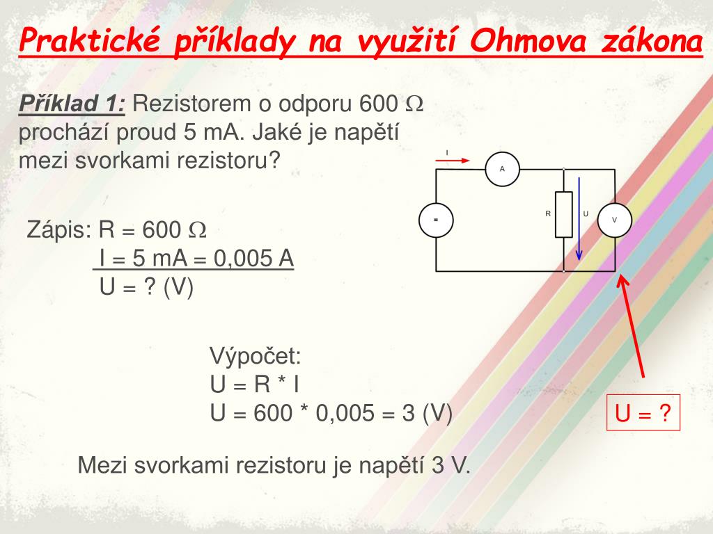 Ppt Elektricke Jevy Ii Ohmuv Zakon Razeni R V Obvodech Powerpoint Presentation Id 5811490