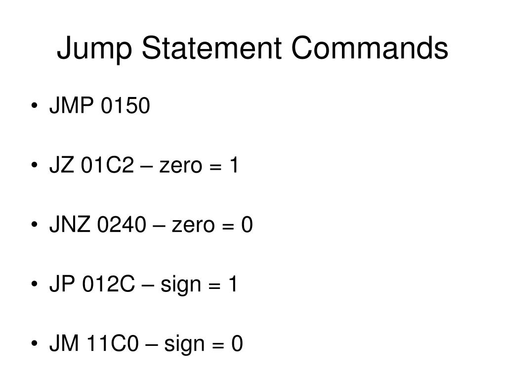 PPT Jump Statements PowerPoint Presentation, free download ID5814565