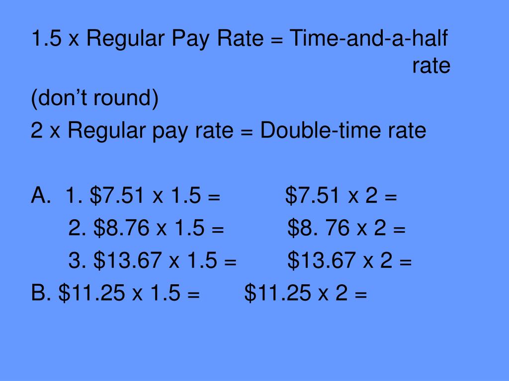 PPT Chapter 1 Gross Pay PowerPoint Presentation, free download ID5814694