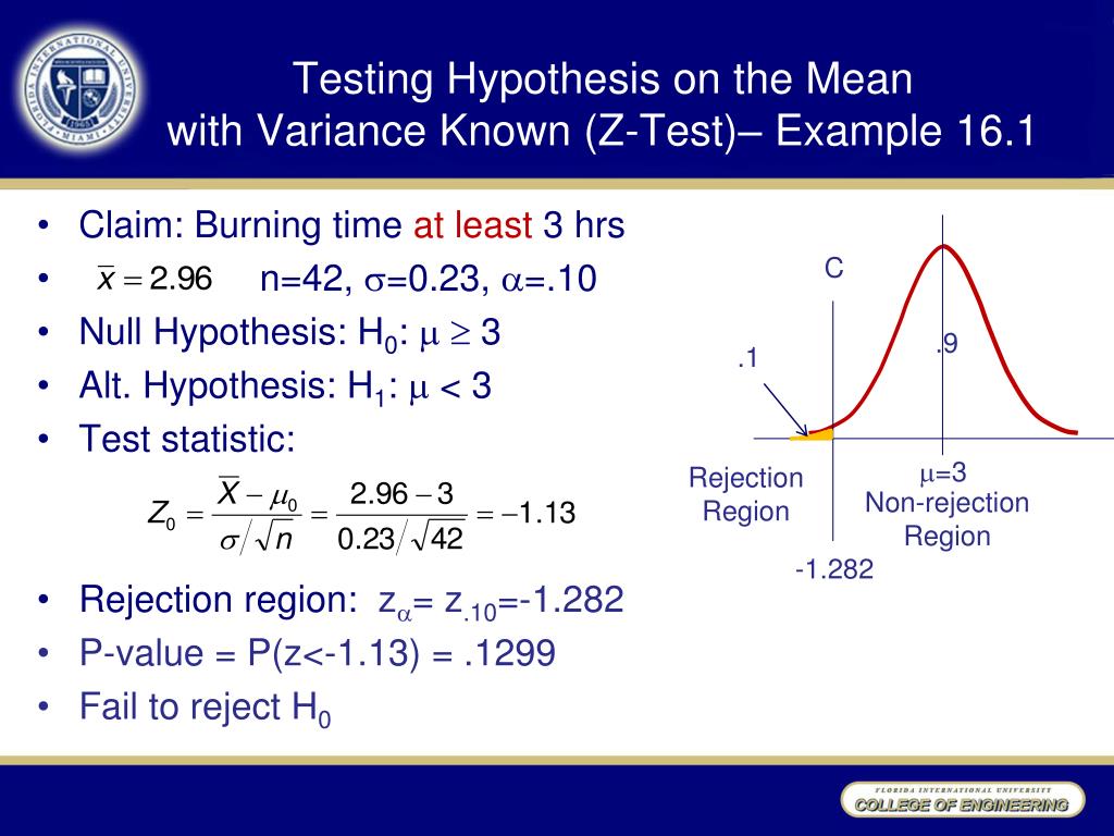 PPT Chapter 16 SinglePopulation Hypothesis Tests PowerPoint Presentation ID5819611